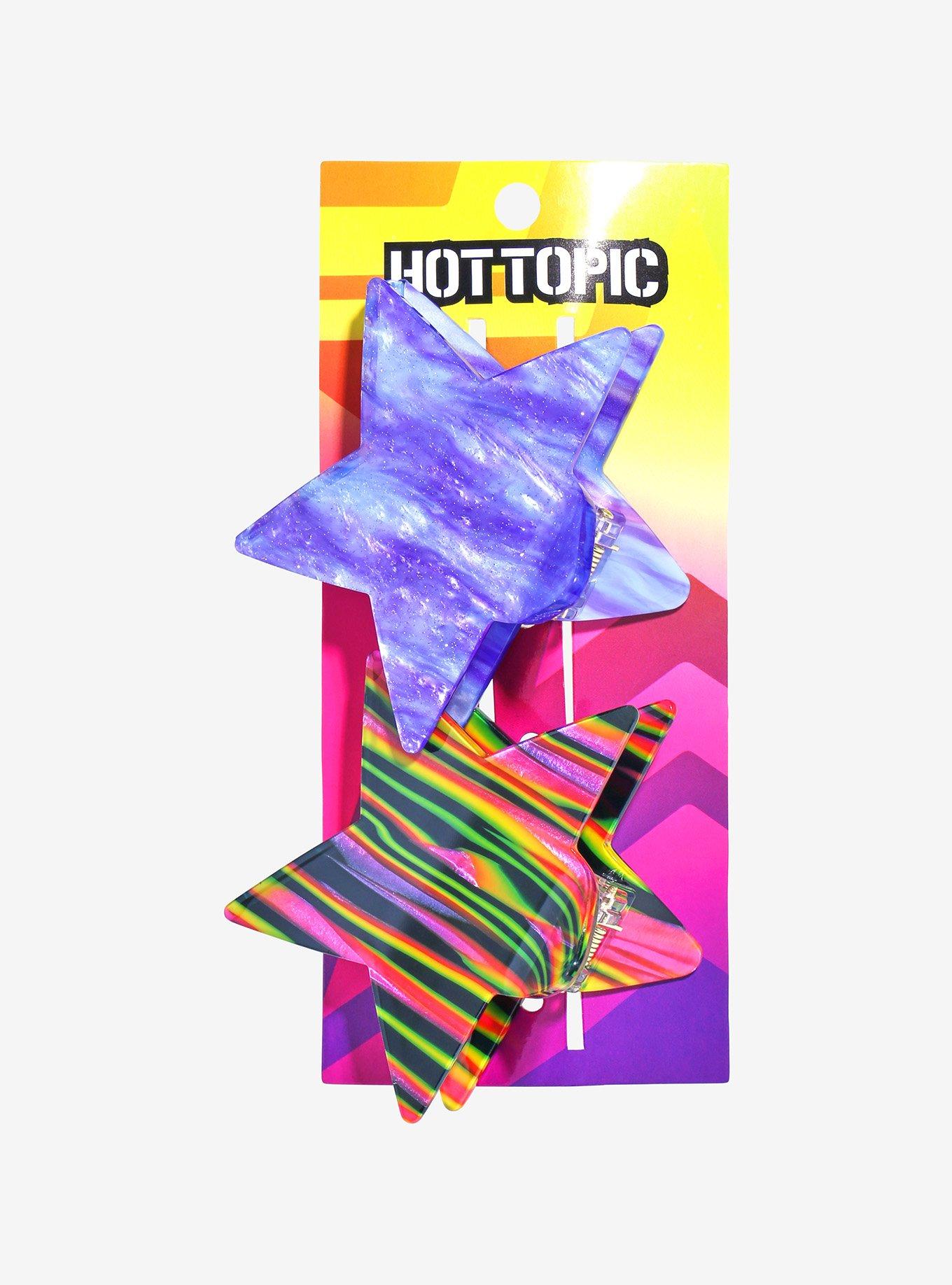 Y2K Star Claw Hair Clip Set, , hi-res