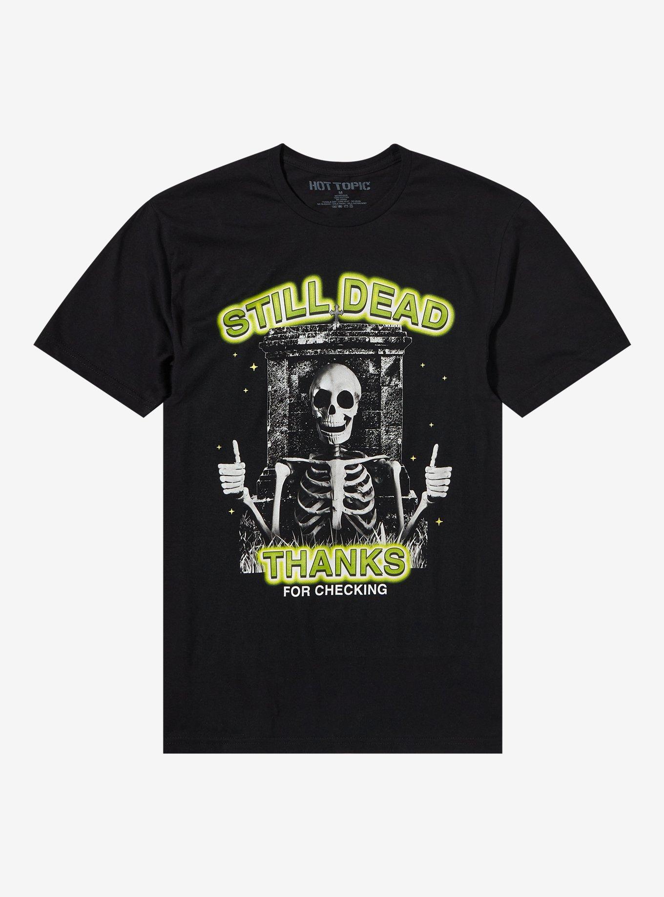 Still Dead Thanks Skeleton T-Shirt, , hi-res
