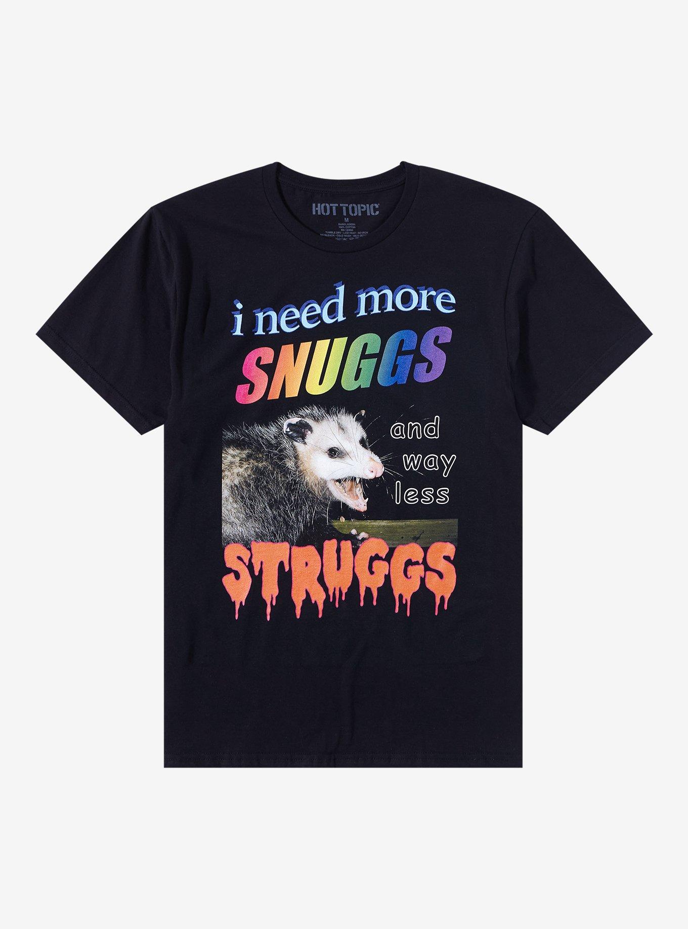Snuggs Possum T-Shirt, BLACK, hi-res