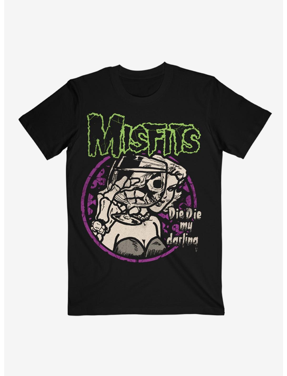 Misfits Die, Die My Darling Boyfriend Fit Girls T-Shirt, BLACK, hi-res