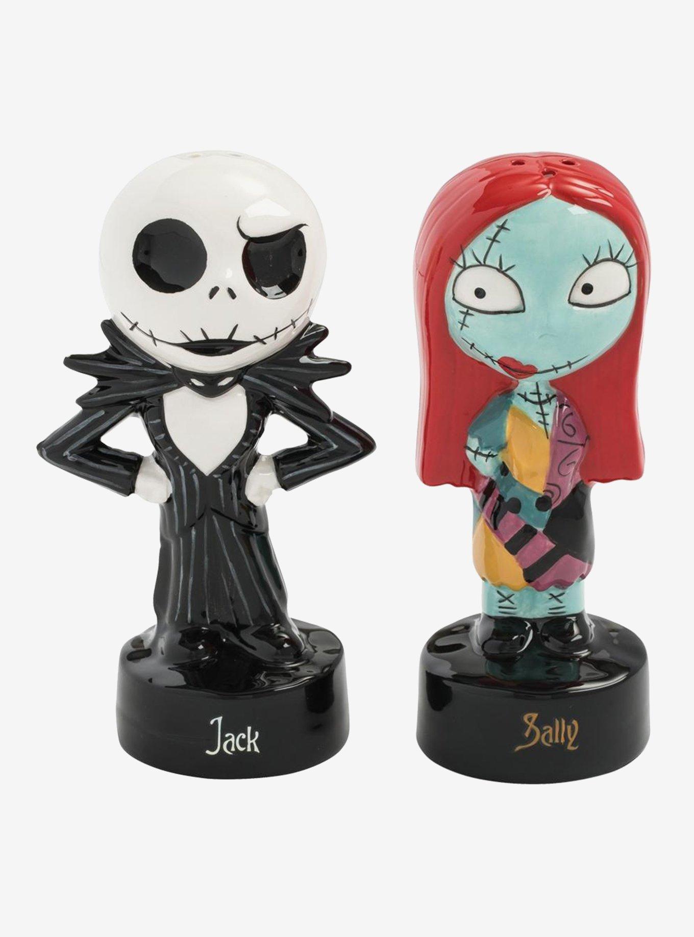 The Nightmare Before Christmas Jack & Sally Salt & Pepper Shaker Set, , hi-res