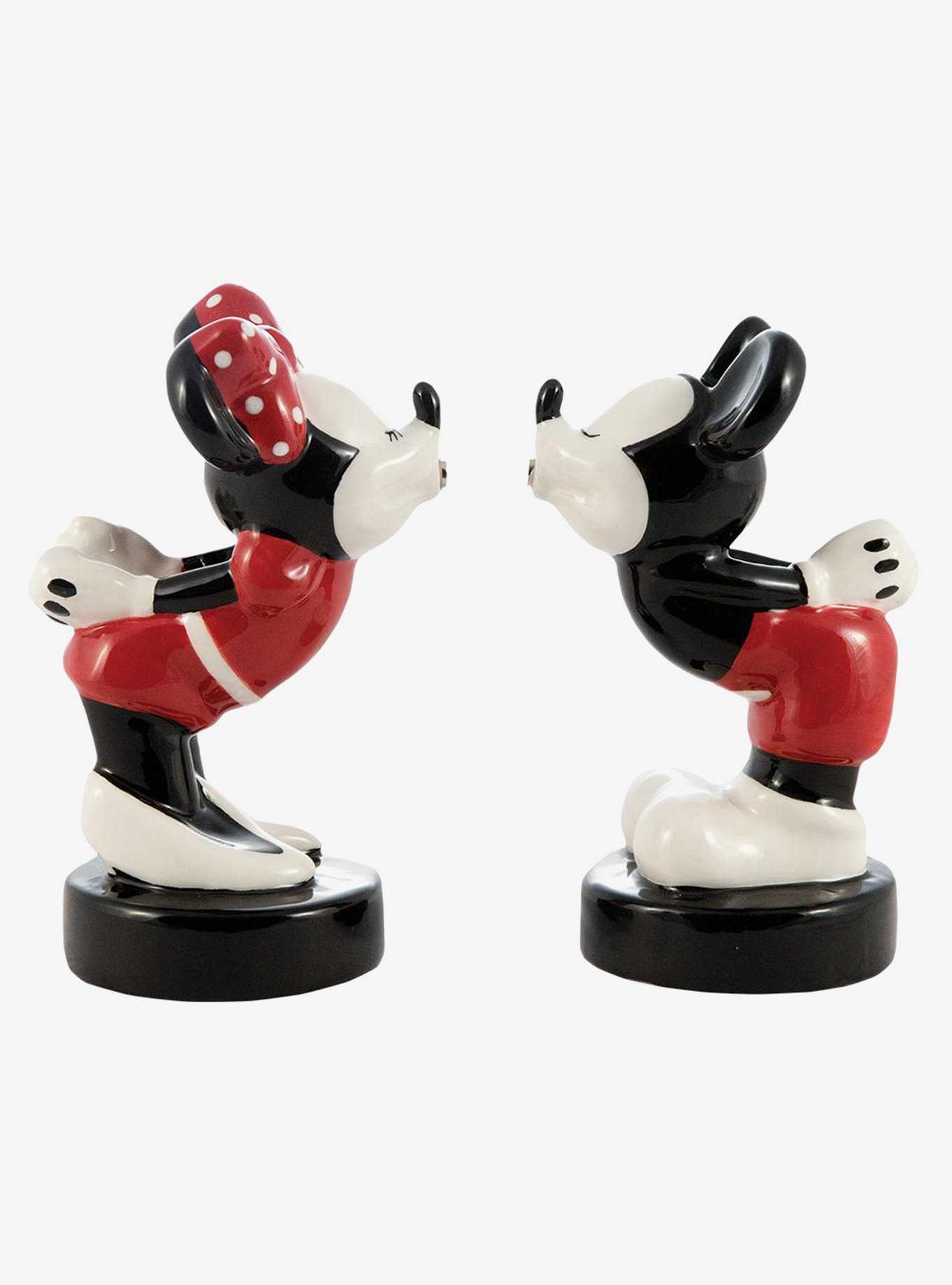 Disney Mickey Mouse & Minnie Mouse Kissing Salt & Pepper Shaker Set, , hi-res