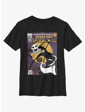 Disney The Nightmare Before Christmas Stories From Spiral Hill Jack and Zero Youth T-Shirt, , hi-res