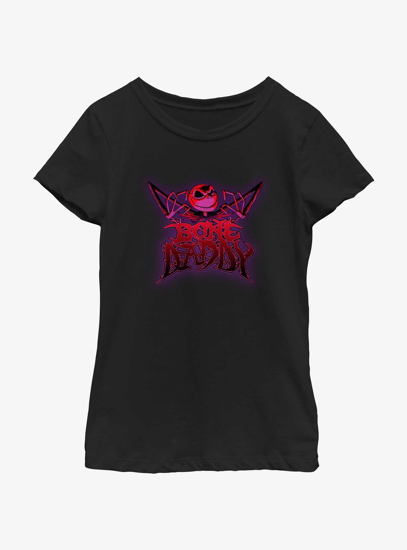 Disney The Nightmare Before Christmas Bone Daddy Jack Skellington Youth Girls T-Shirt