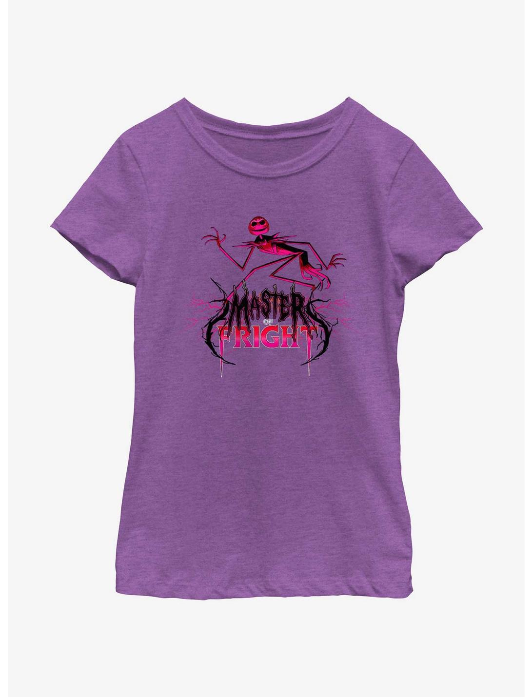 Disney The Nightmare Before Christmas Master Of Fright Jack Skellington Youth Girls T-Shirt, PURPLE BERRY, hi-res