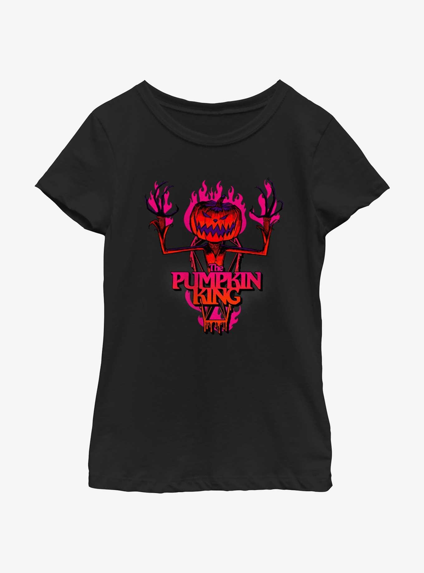 Disney The Nightmare Before Christmas The Pumpkin King Jack Skellington Youth Girls T-Shirt