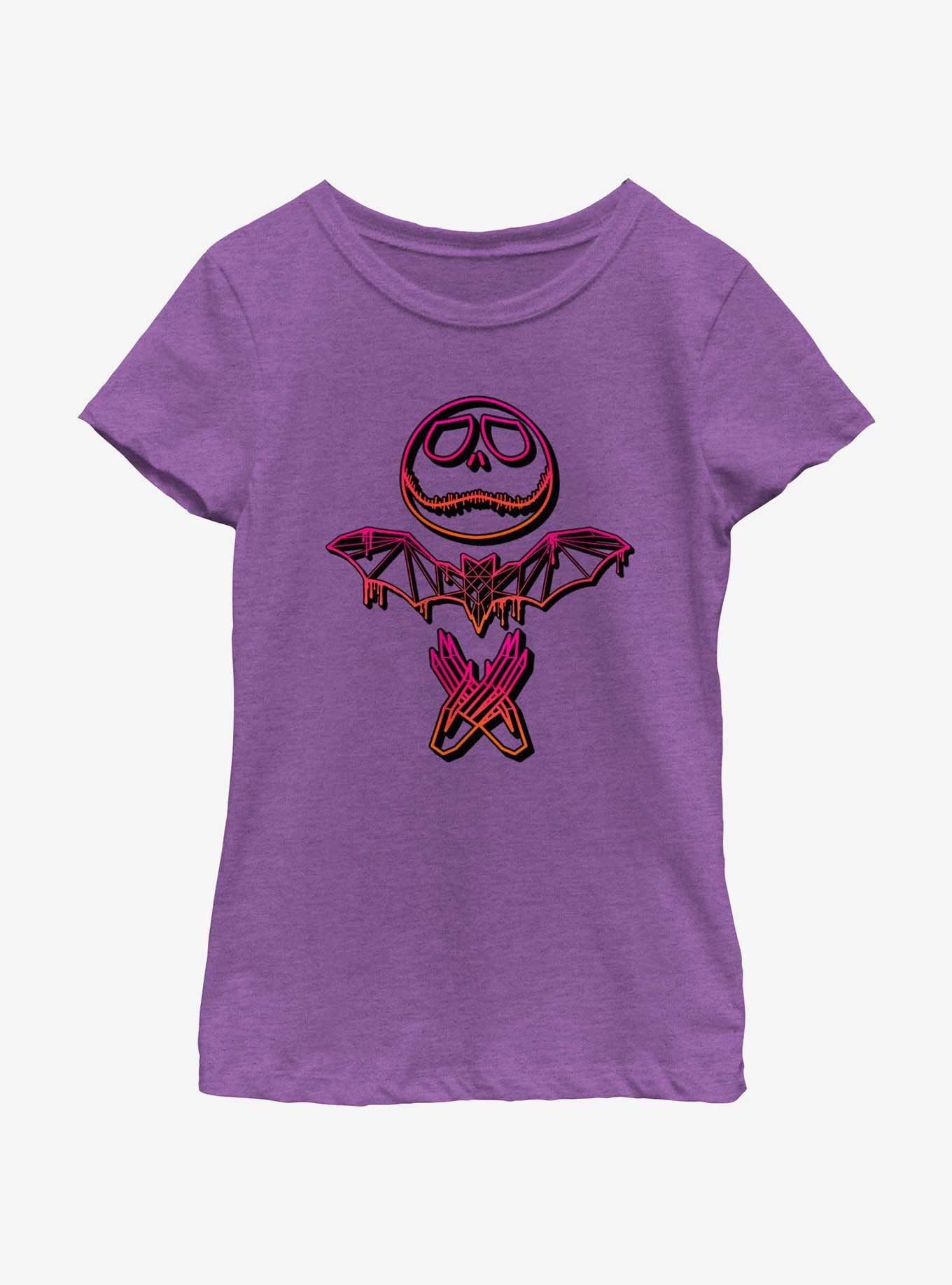 Disney The Nightmare Before Christmas Jack Coffin Youth Girls T-Shirt, , hi-res