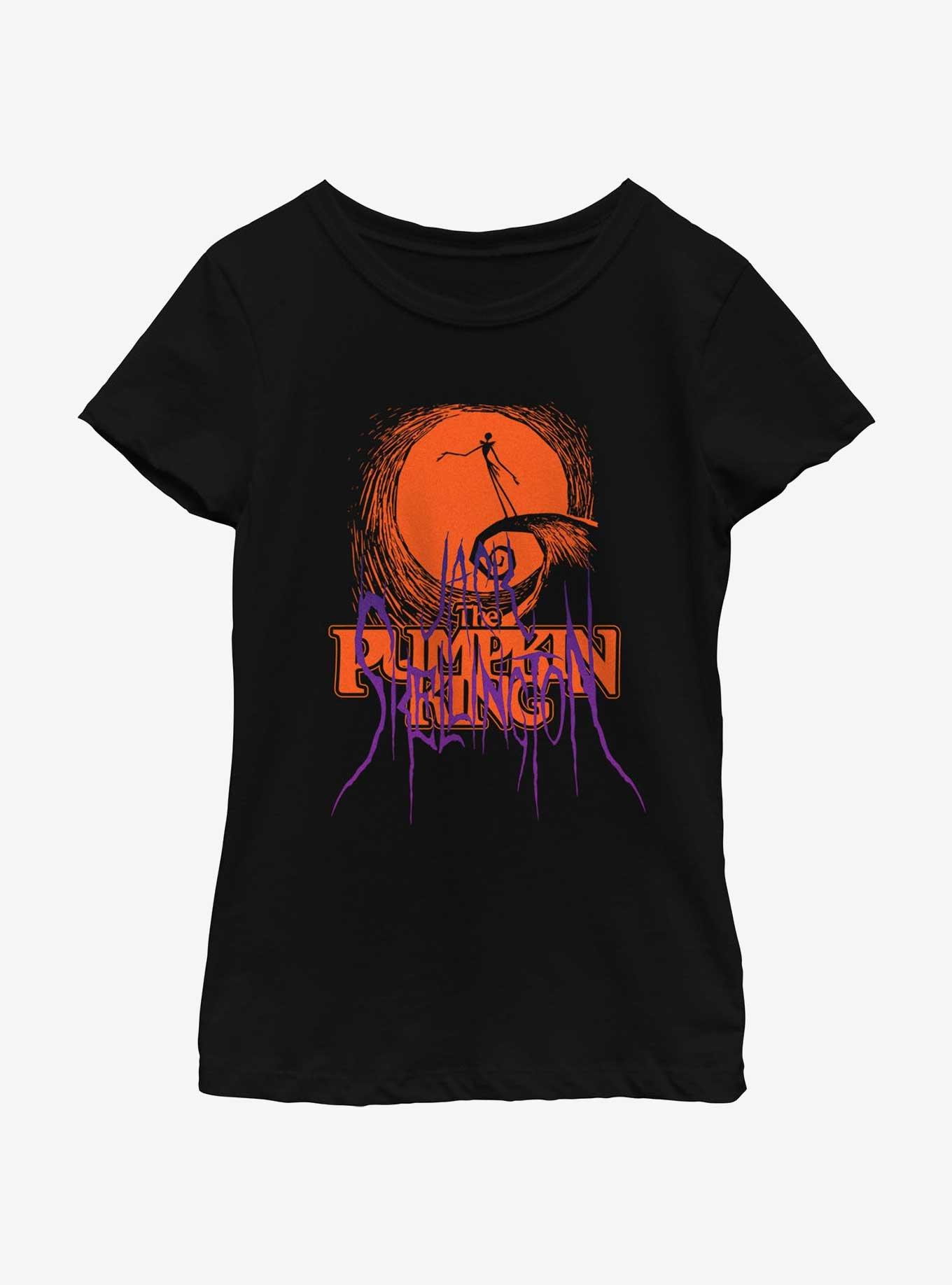 Disney The Nightmare Before Christmas Jack Skellington The Pumpkin King Youth Girls T-Shirt