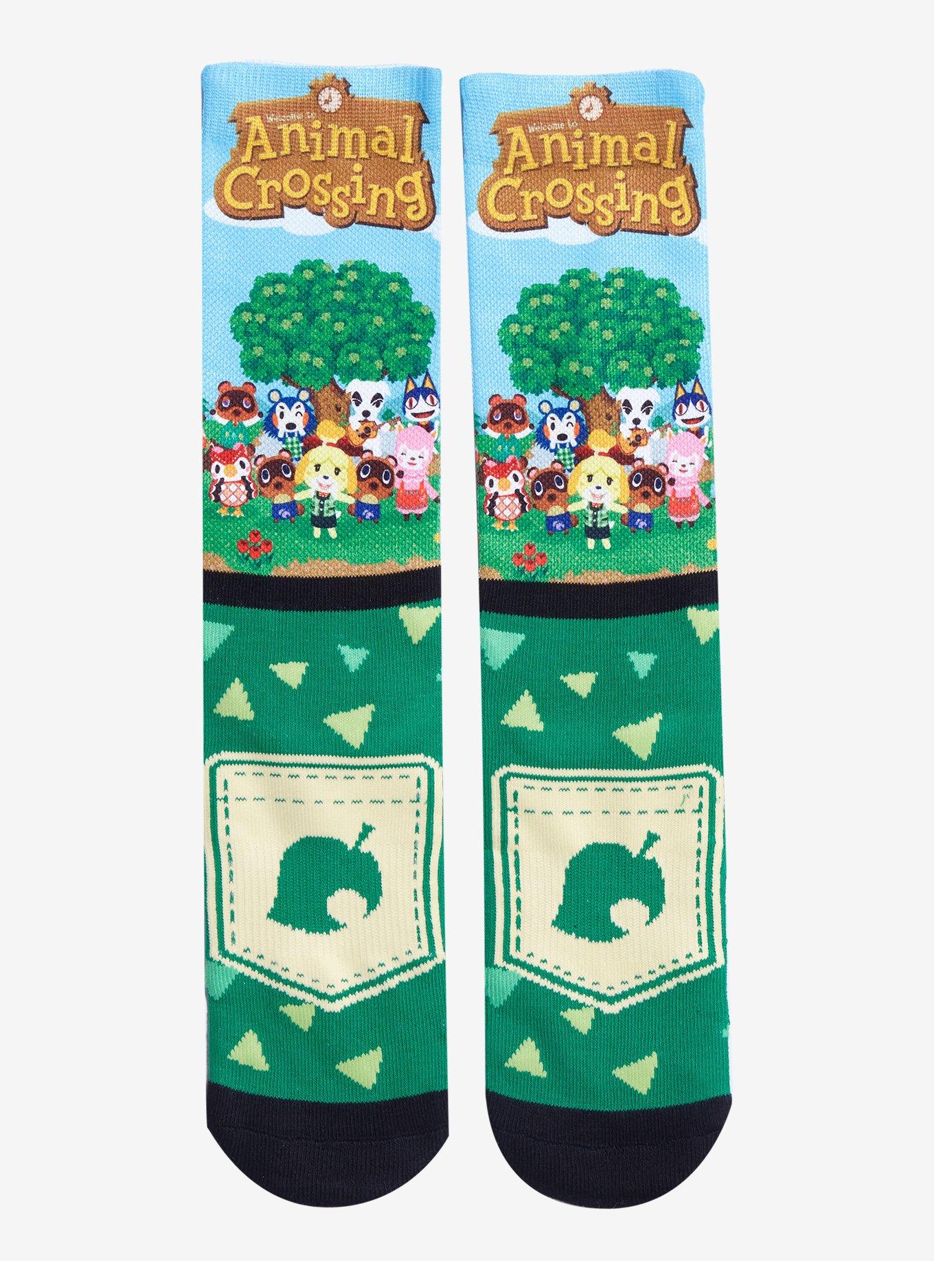 Animal Crossing: New Horizons Group Portrait Crew Socks, , hi-res