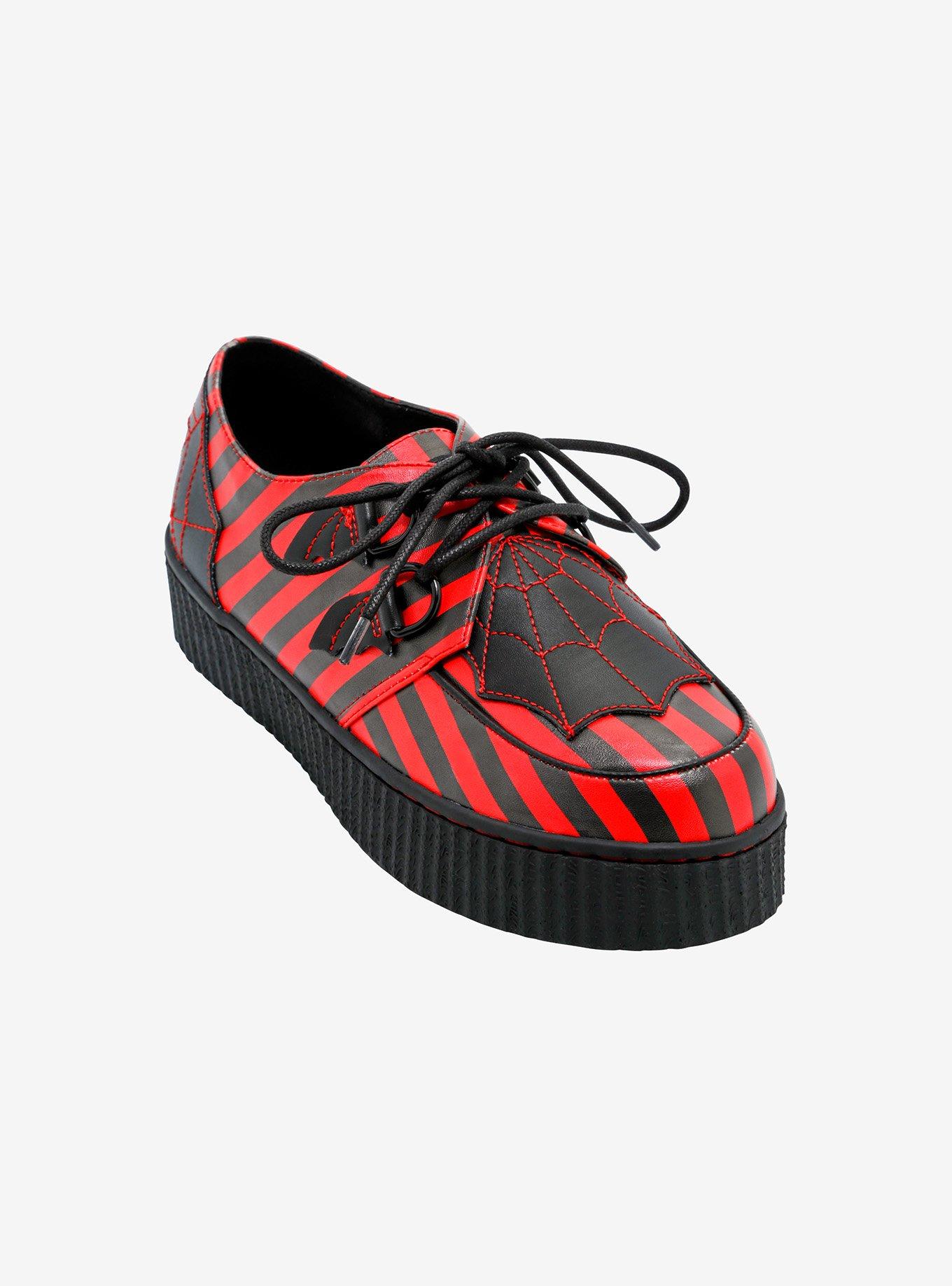 Strange Cvlt Red & Black Stripe Krypt Creepers, MULTI, hi-res