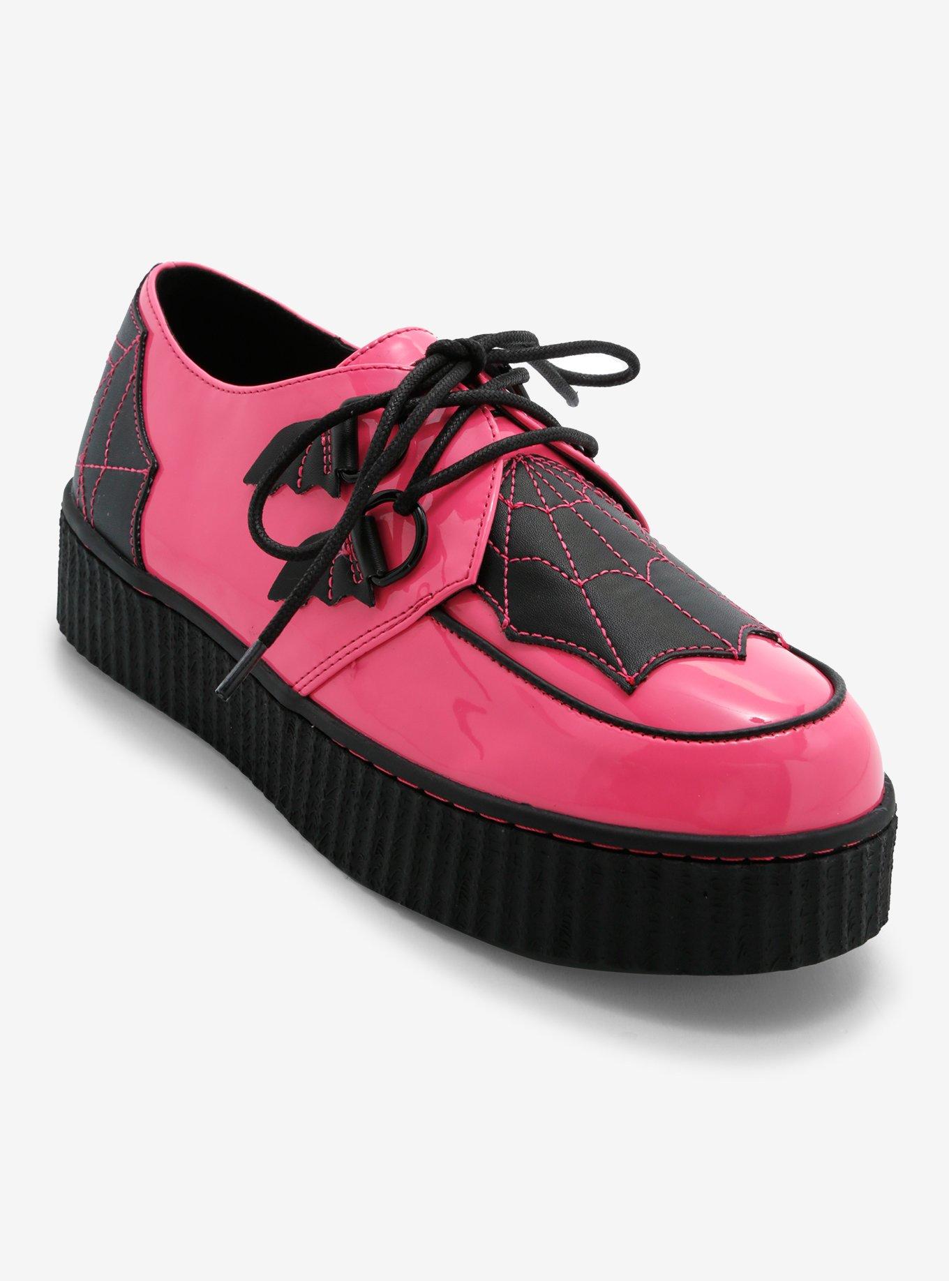 Strange Cvlt Hot Pink Patent Krypt Creepers, , hi-res