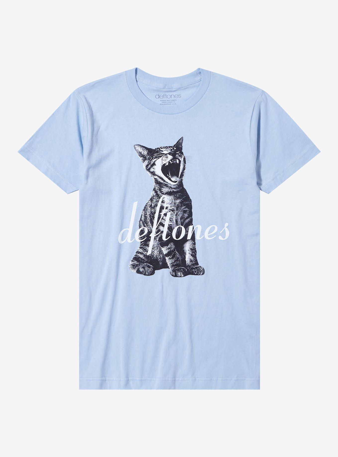 Deftones Like Linus Cat Boyfriend Fit Girls T-Shirt