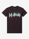 Def Leppard Animal Neon Boyfriend Fit Girls T-Shirt, BROWN, hi-res