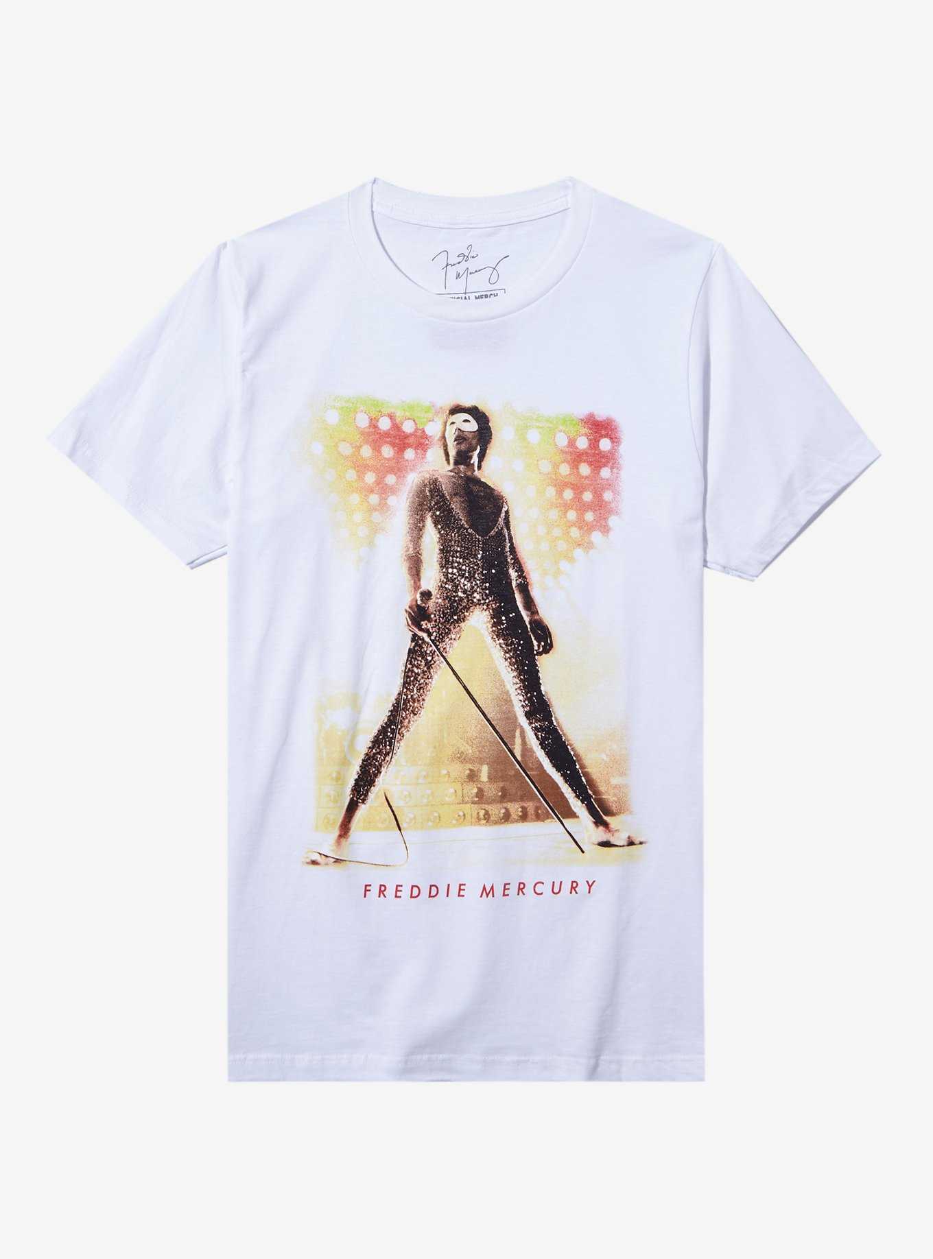 Queen Freddie Mercury Portrait Boyfriend Fit Girls T-Shirt, , hi-res