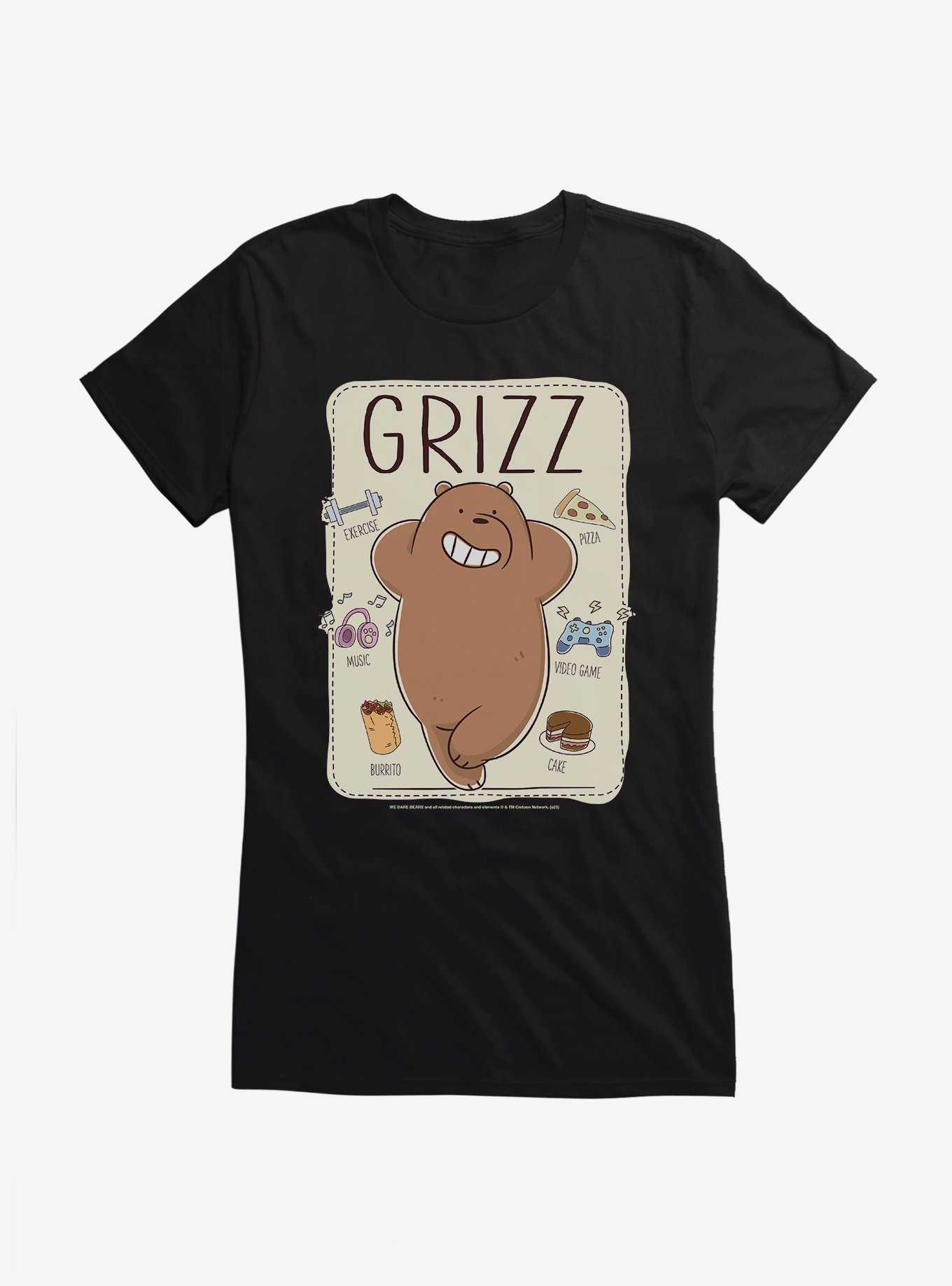 We Bare Bears Grizz Girls T-Shirt, , hi-res