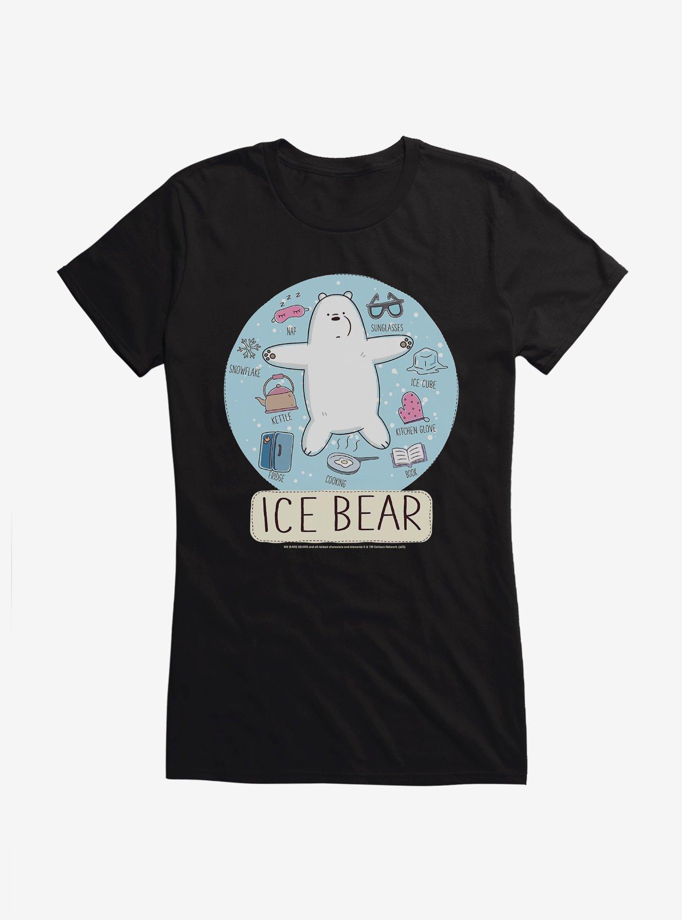 We Bare Bears Ice Bear Girls T-Shirt