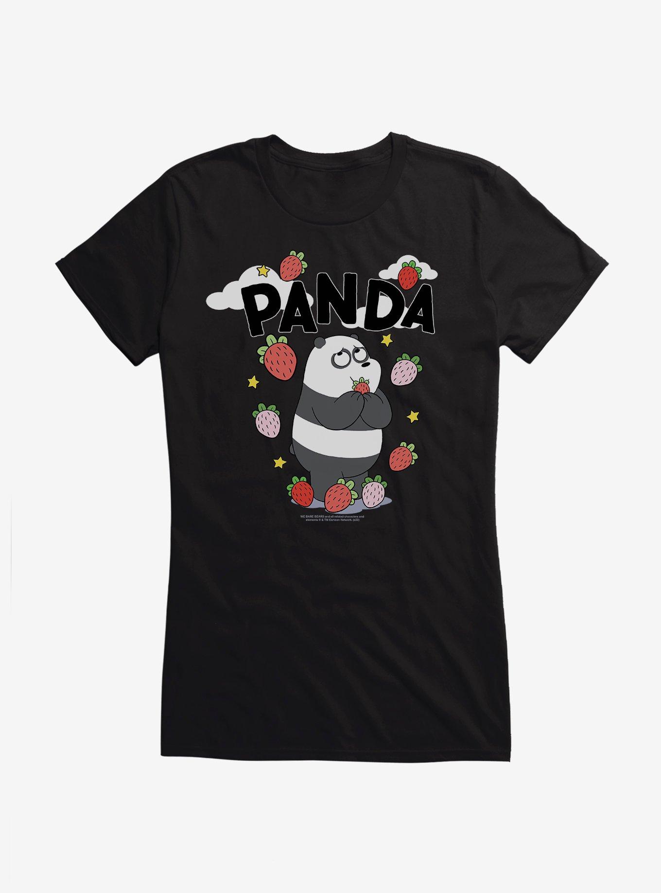 We Bare Bears Strawberry Panda Girls T-Shirt