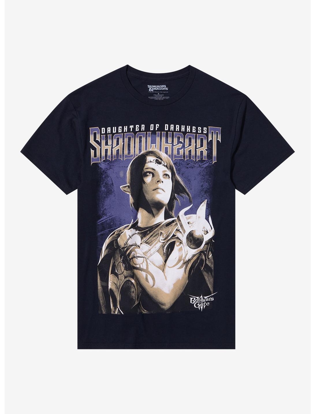 Baldur's Gate 3 Shadowheart T-Shirt, BLACK, hi-res