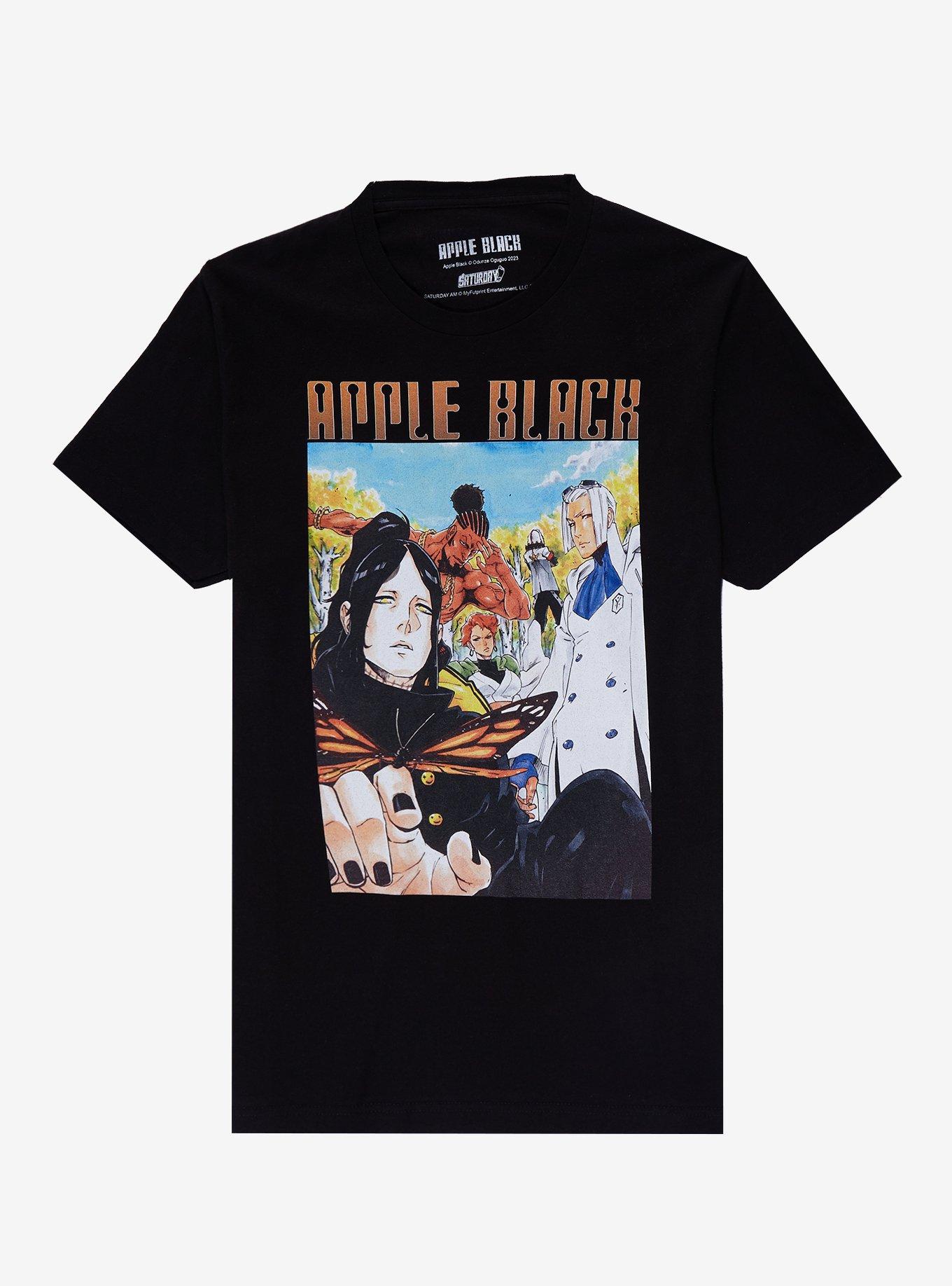 Apple Black Group Shot T-Shirt, , hi-res