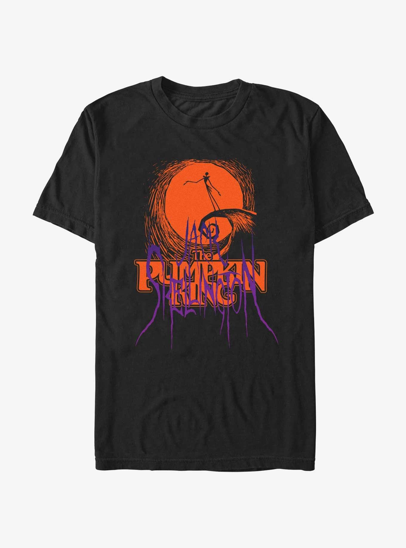 Disney The Nightmare Before Christmas Jack Skellington The Pumpkin King T-Shirt, BLACK, hi-res