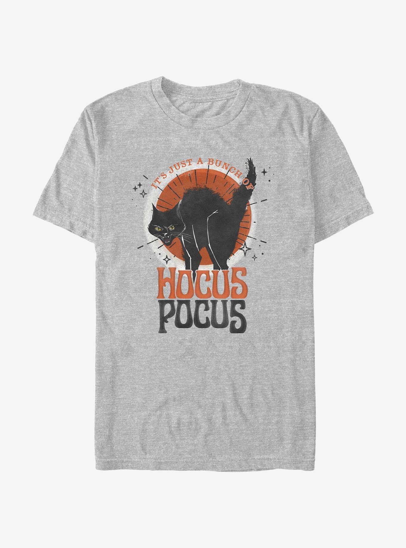 Disney Hocus Pocus Bunch of Hocus Pocus Black Cat Binx T-Shirt, ATH HTR, hi-res