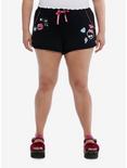 Monster High Icons Girls Lounge Shorts Plus Size, BLACK, hi-res