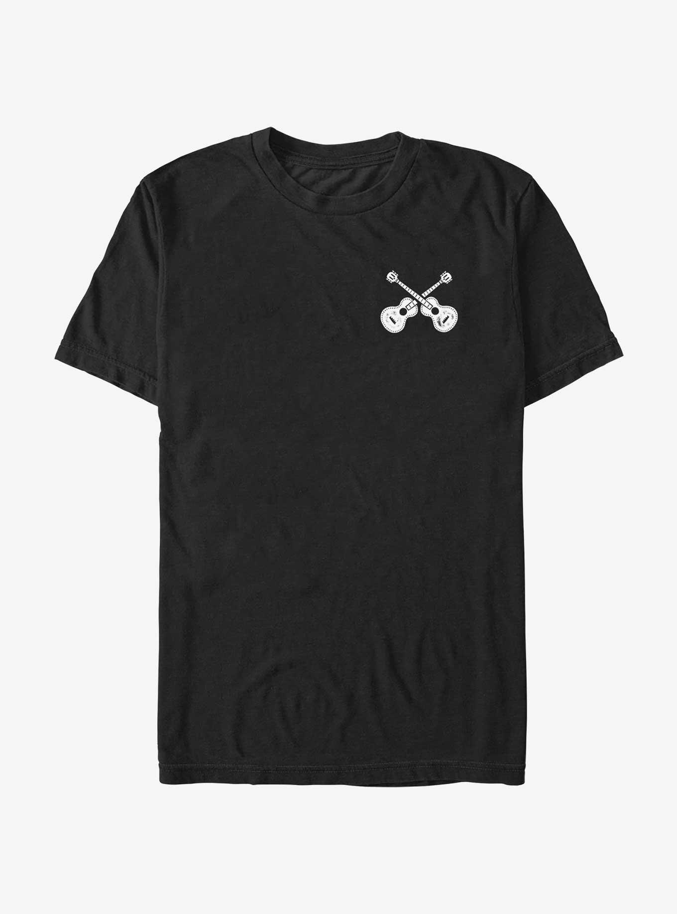 Disney Pixar Coco Pocket Guitars T-Shirt, BLACK, hi-res