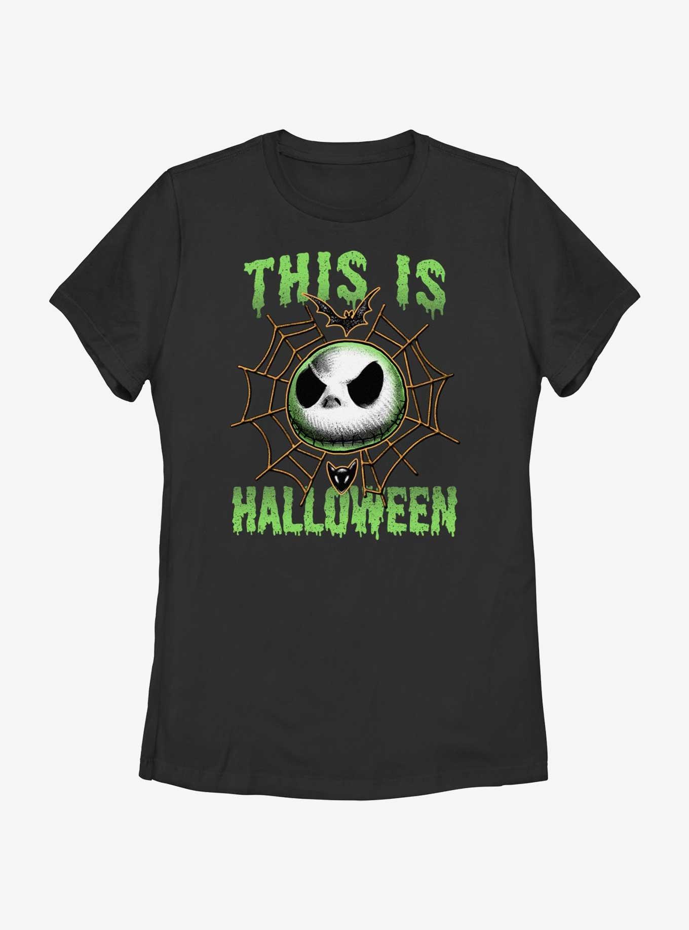 Disney The Nightmare Before Christmas Jack Skellington This Is Halloween Womens T-Shirt