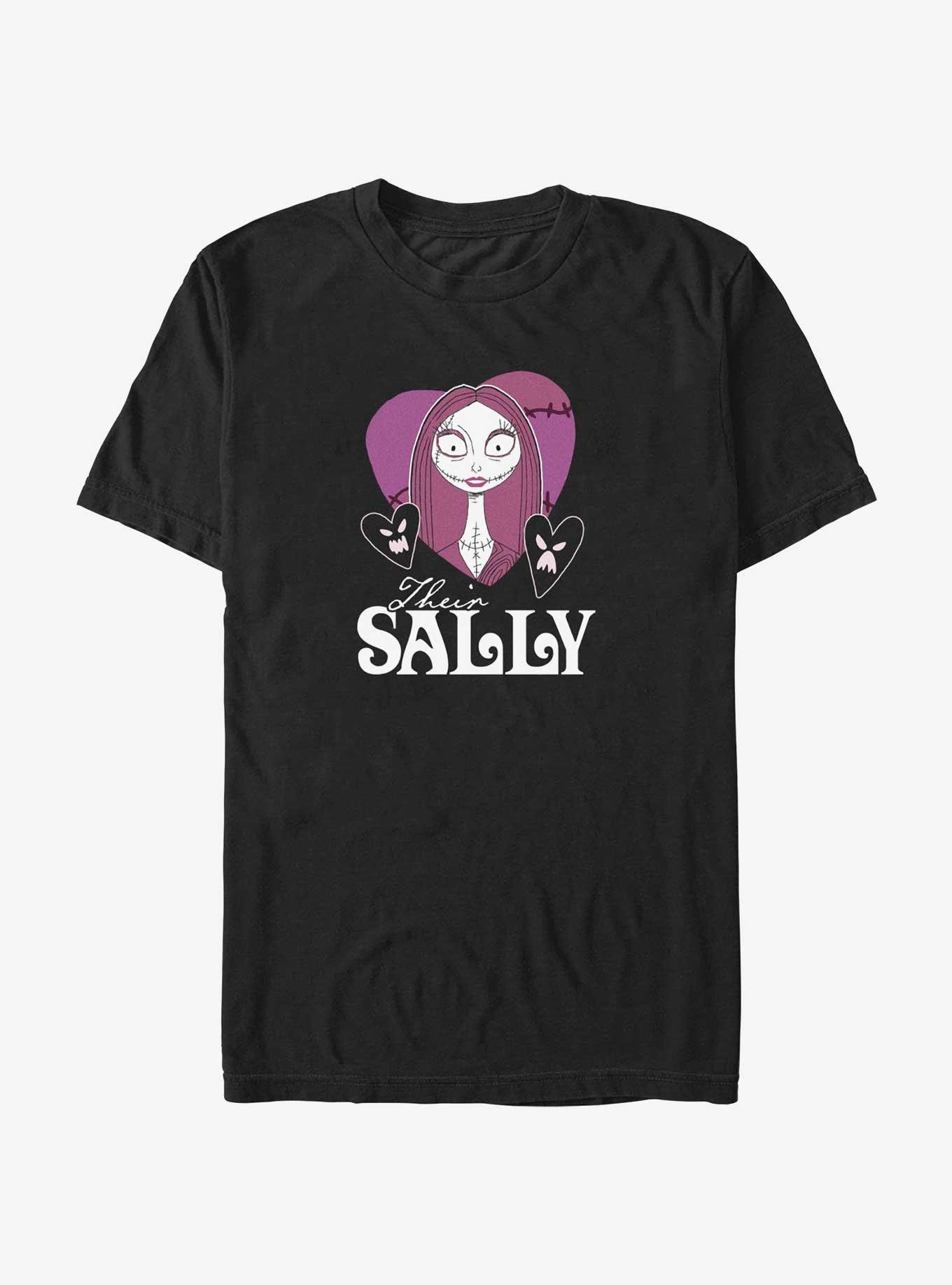 Disney The Nightmare Before Christmas His Sally T-Shirt, BLACK, hi-res