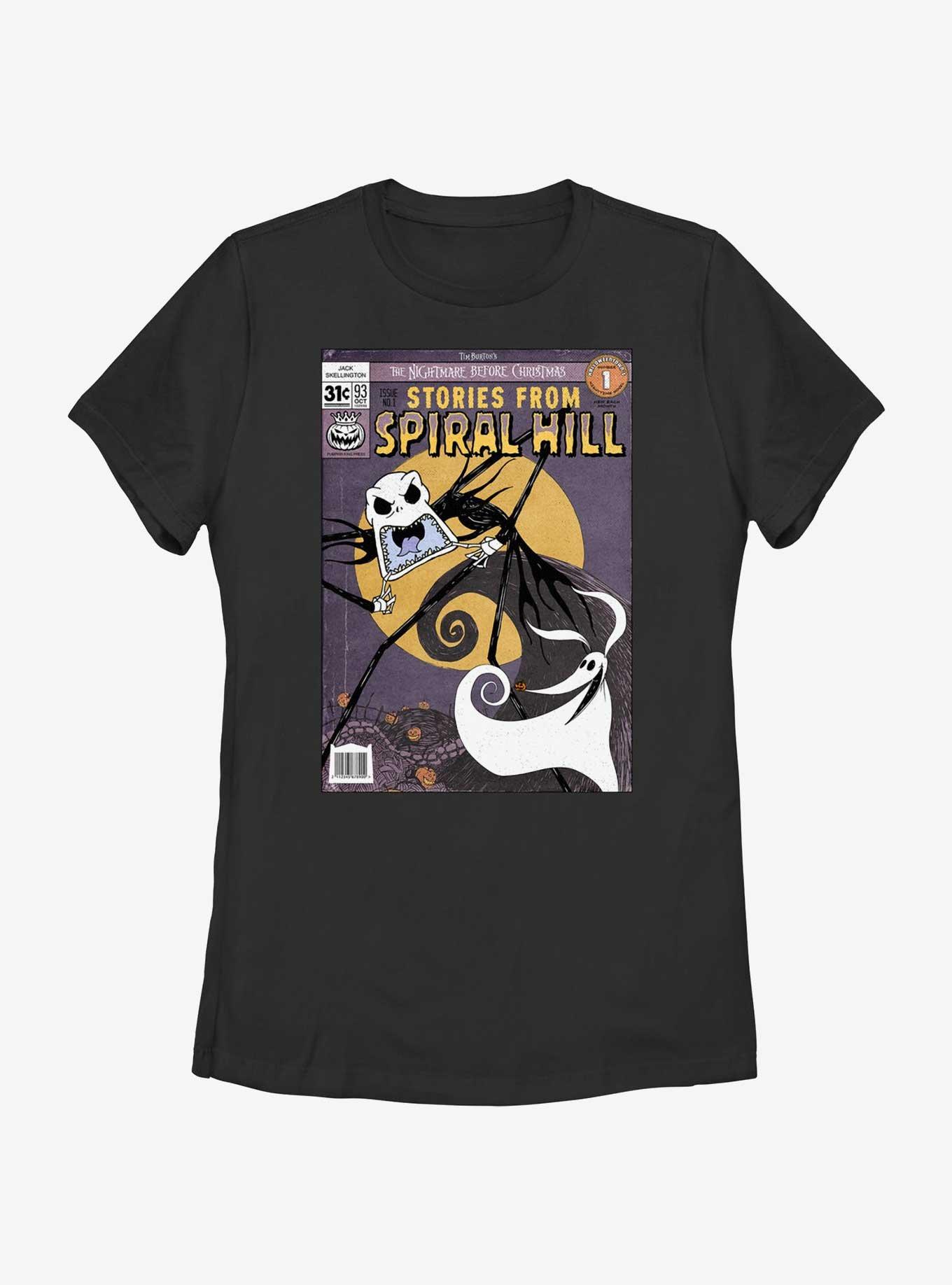 Disney The Nightmare Before Christmas Stories From Spiral Hill Jack and Zero Womens T-Shirt, , hi-res