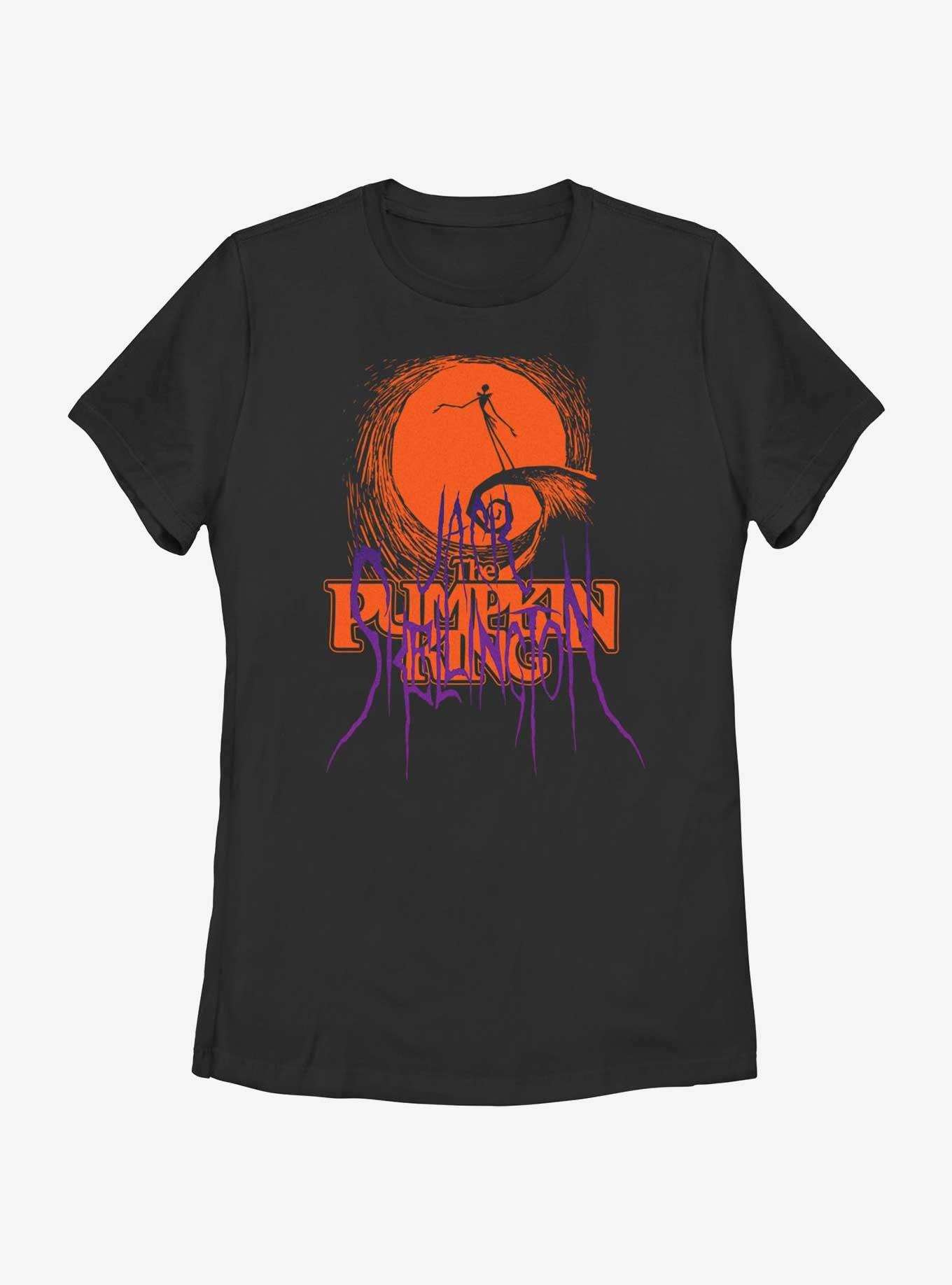 Disney The Nightmare Before Christmas Jack Skellington The Pumpkin King Womens T-Shirt, BLACK, hi-res