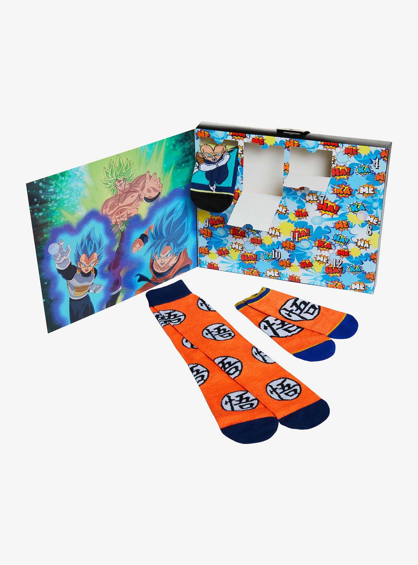 Dragon Ball Super: Broly Characters 12 Days Of Socks Gift Set, , hi-res