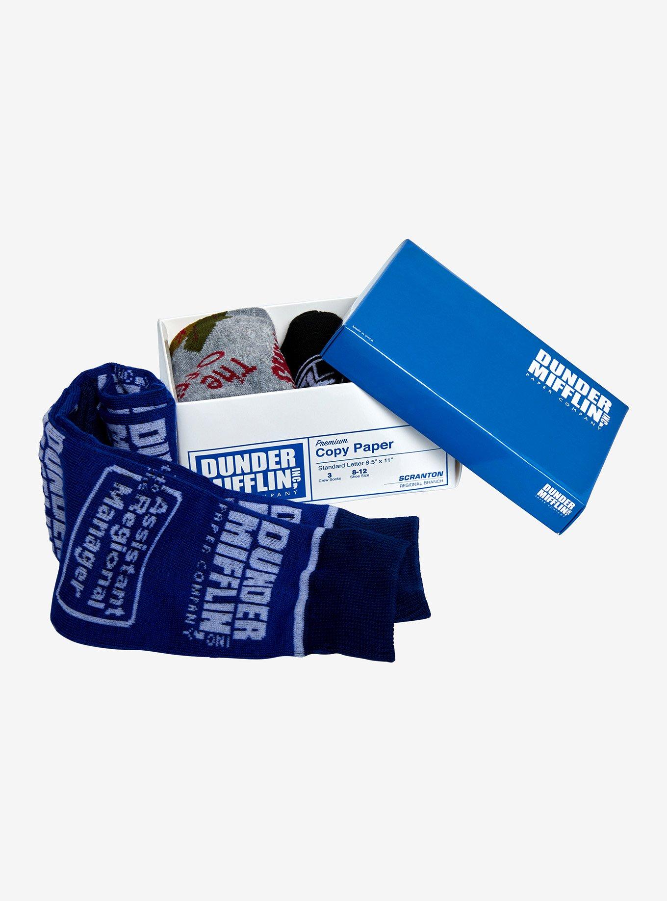 The Office Dunder Mifflin Socks Gift Set, , hi-res