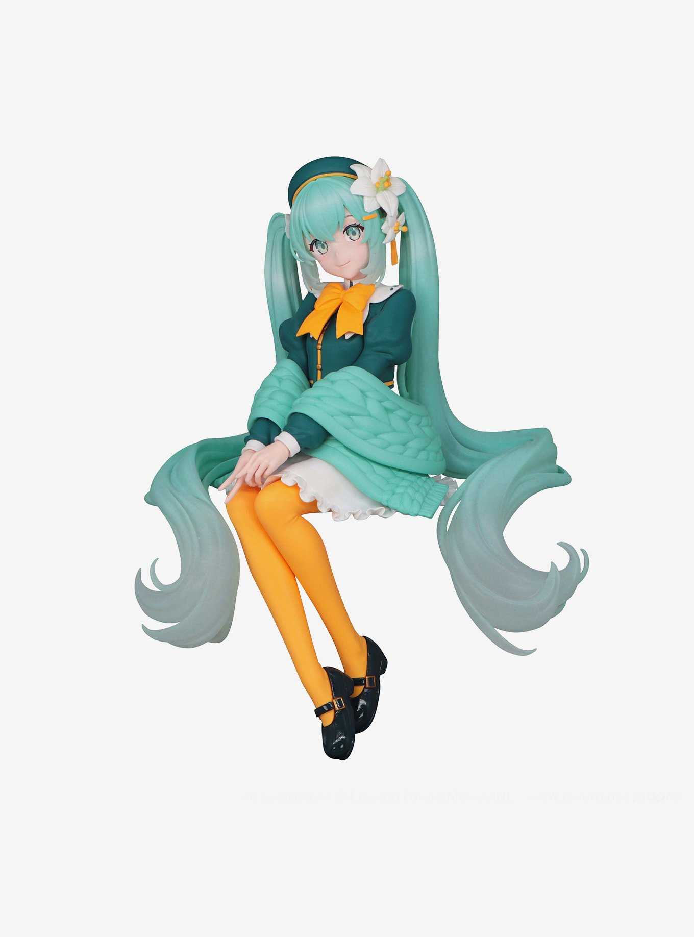 FuRyu Vocaloid Hatsune Miku Noodle Stopper Figure (Flower Fairy Lily Ver.), , hi-res
