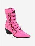 Strange Cvlt Hot Pink Patent Coven Boots, MULTI, hi-res