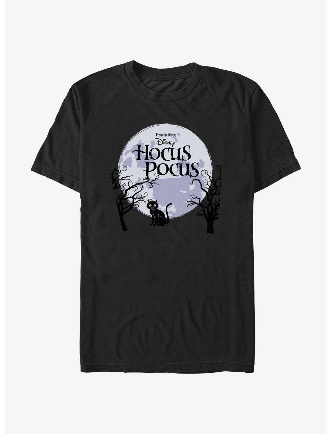 Disney Hocus Pocus Moon Binx Cat T-Shirt, BLACK, hi-res