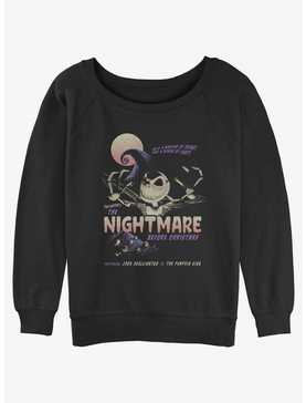 Disney The Nightmare Before Christmas Master Of Fright Jack Skellington Womens Slouchy Sweatshirt, , hi-res