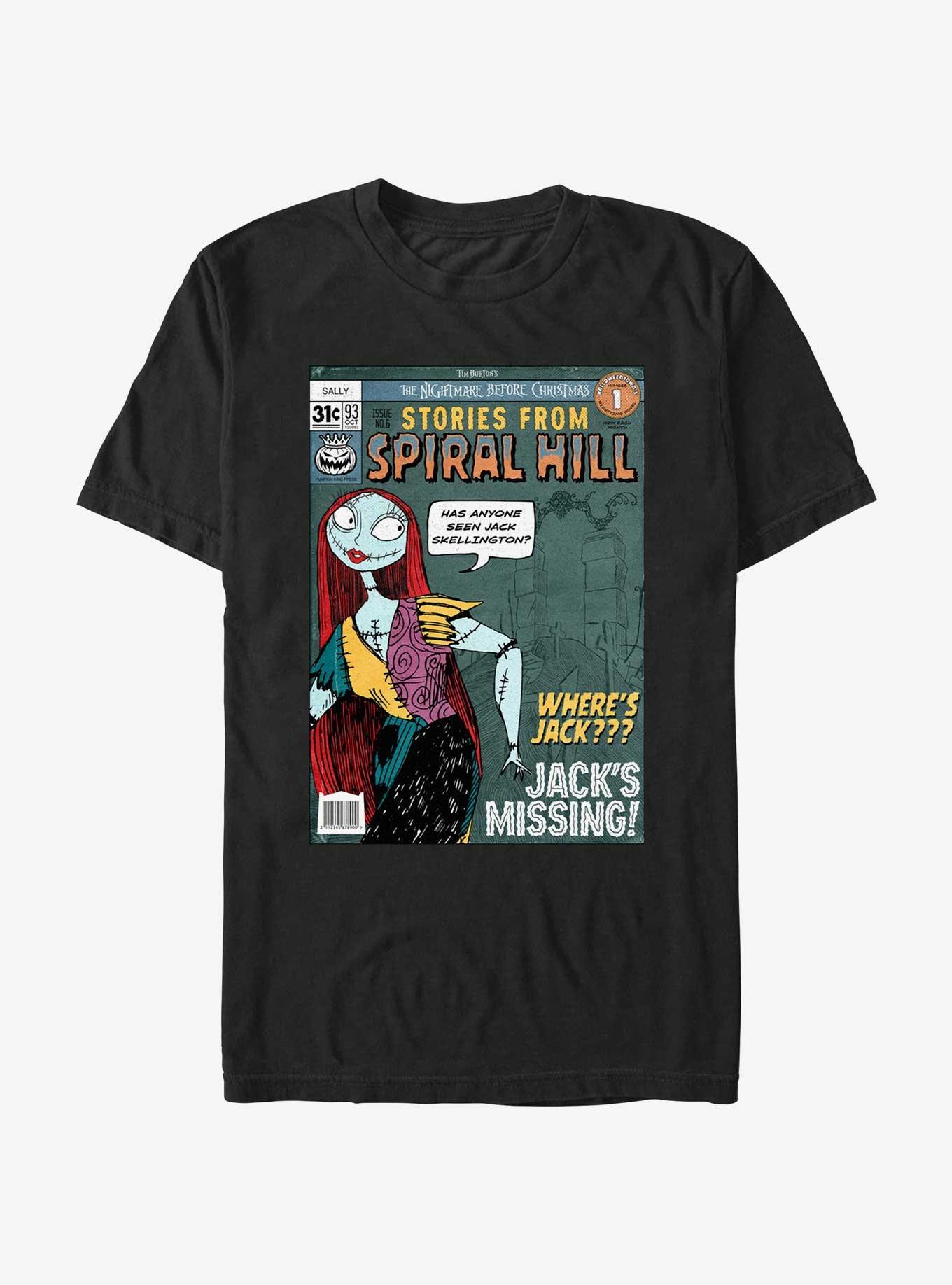 Disney The Nightmare Before Christmas Stories From Spiral Hill Sally T-Shirt, BLACK, hi-res