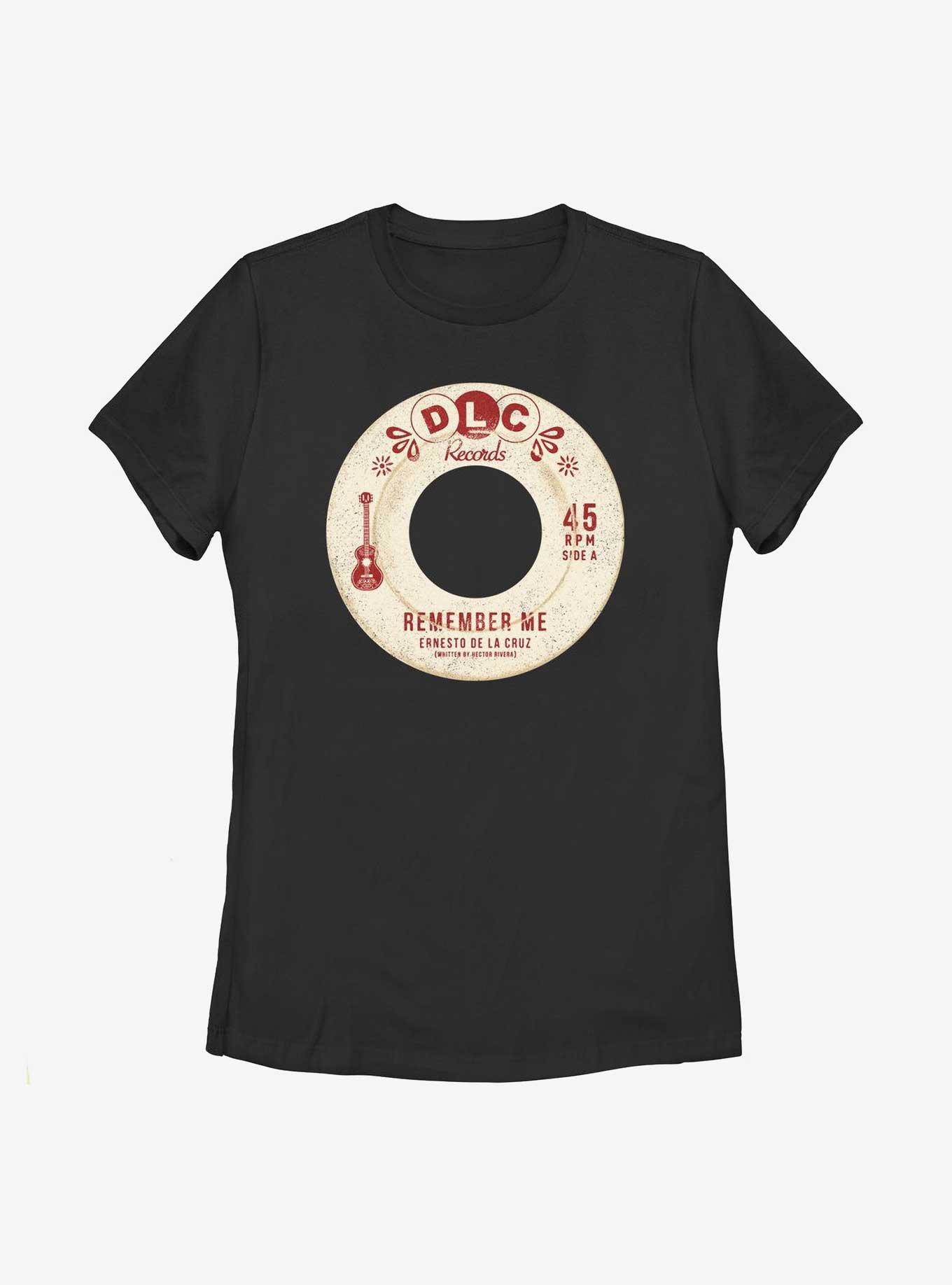 Disney Pixar Coco Remember Me Ernesto De La Cruz Record Womens T-Shirt, BLACK, hi-res