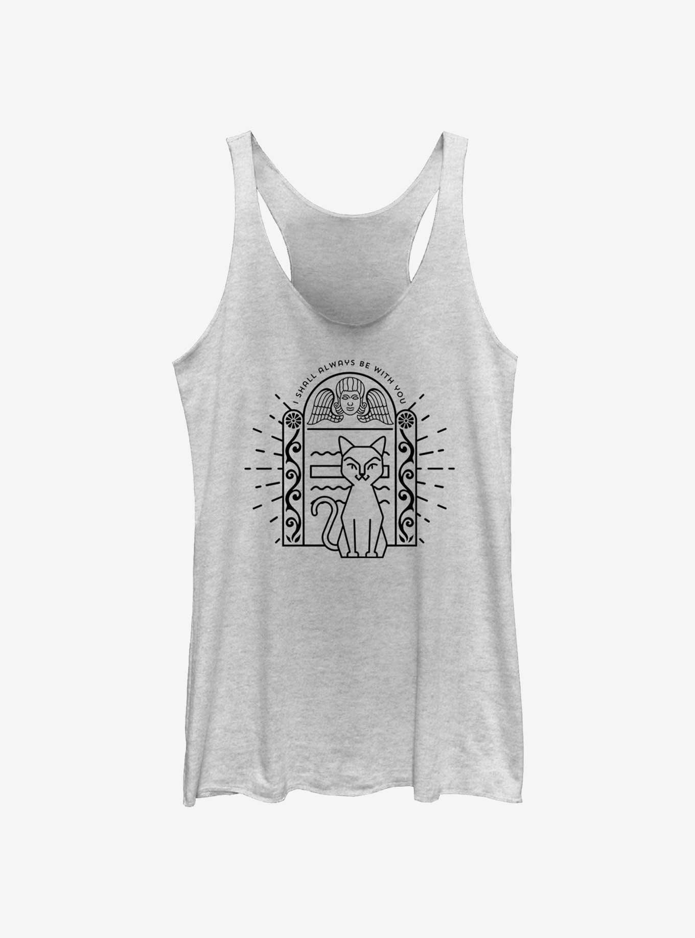 Disney Hocus Pocus Thackery Binx Cat Always With You Womens Tank Top, WHITE HTR, hi-res