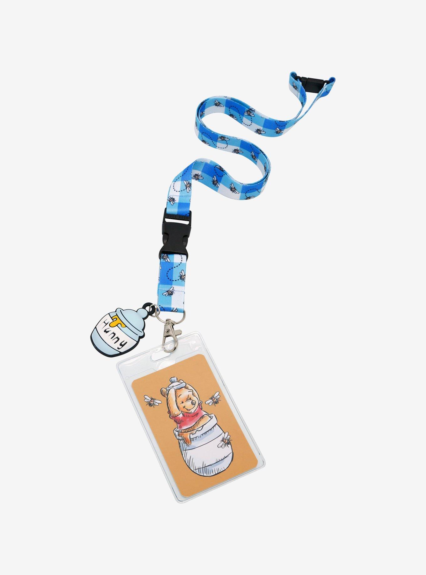 Disney Winnie The Pooh Hunny Gingham Lanyard, , hi-res