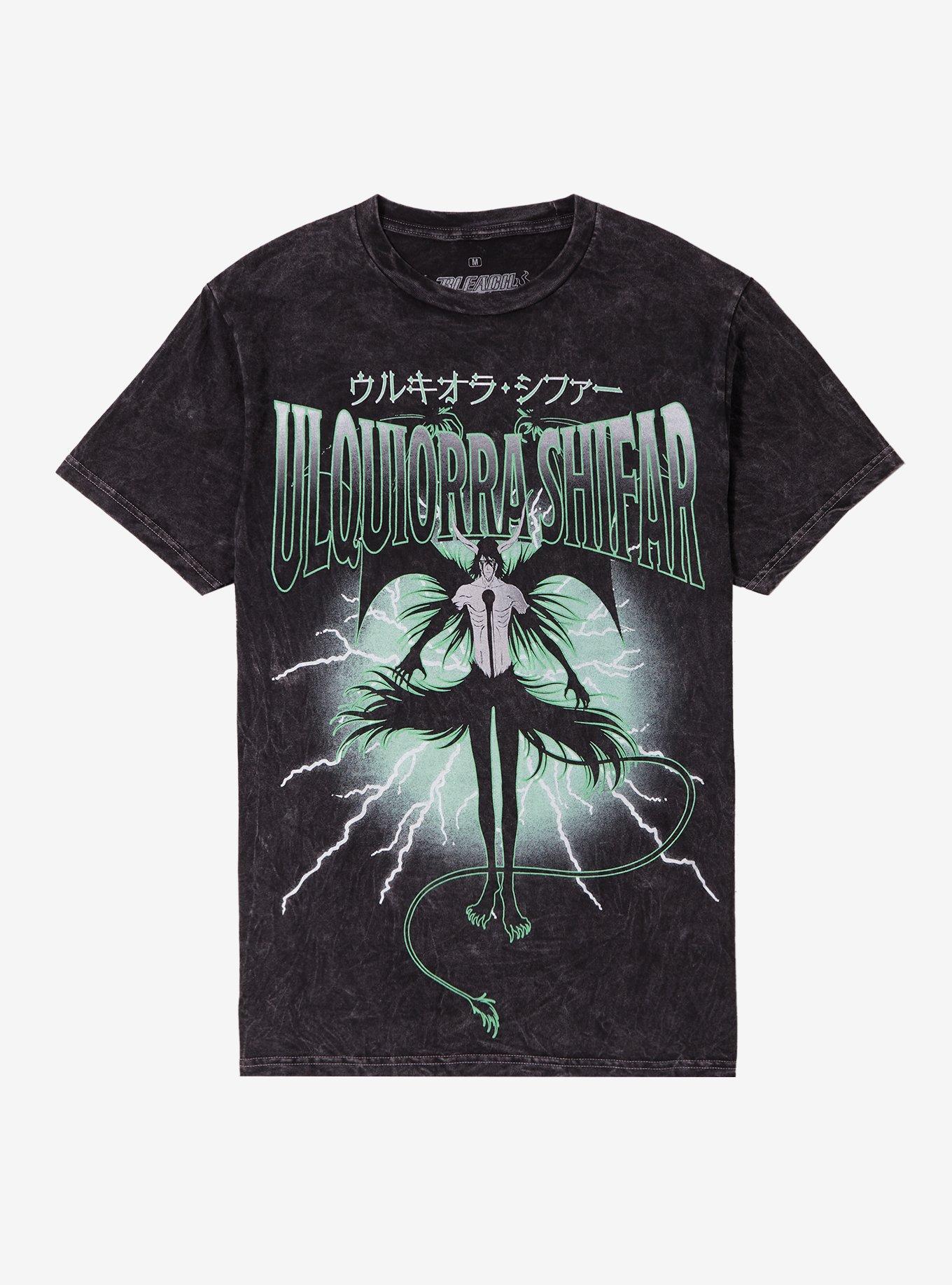 Bleach Ulquiorra Shifar Mineral Wash T-Shirt, MULTI, hi-res