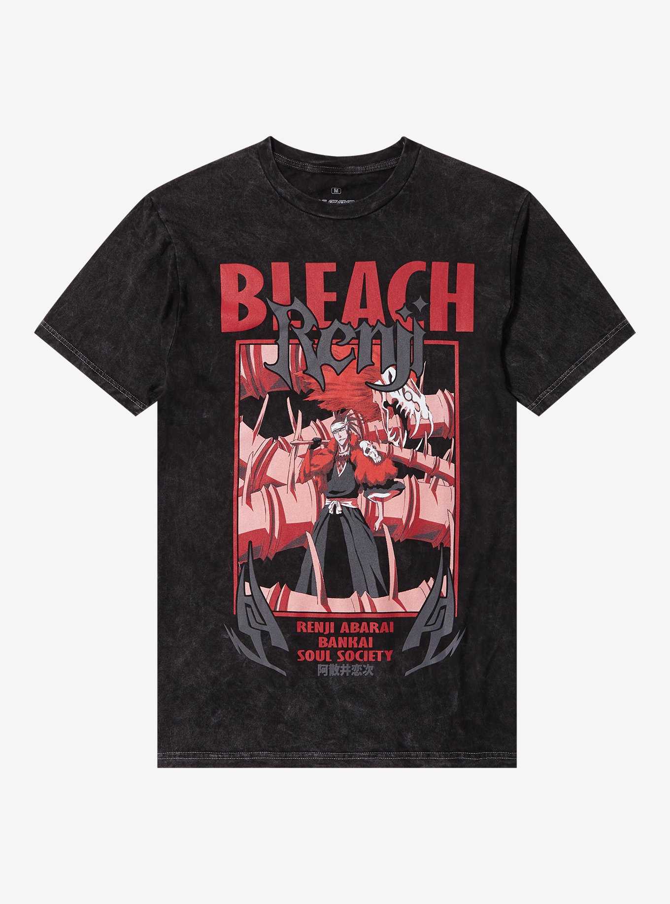 BLEACH Renji Abarai Dark Wash T-Shirt, , hi-res