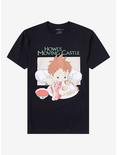 Studio Ghibli Howl's Moving Castle Markl Breakfast T-Shirt, BLACK, hi-res