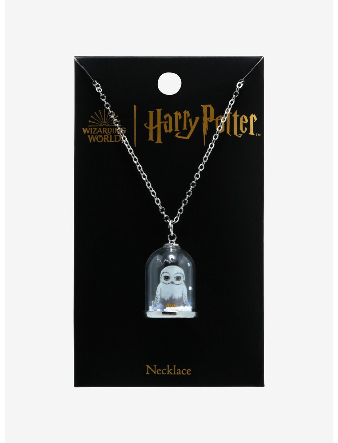 Harry Potter Hedwig Snow Dome Necklace, , hi-res