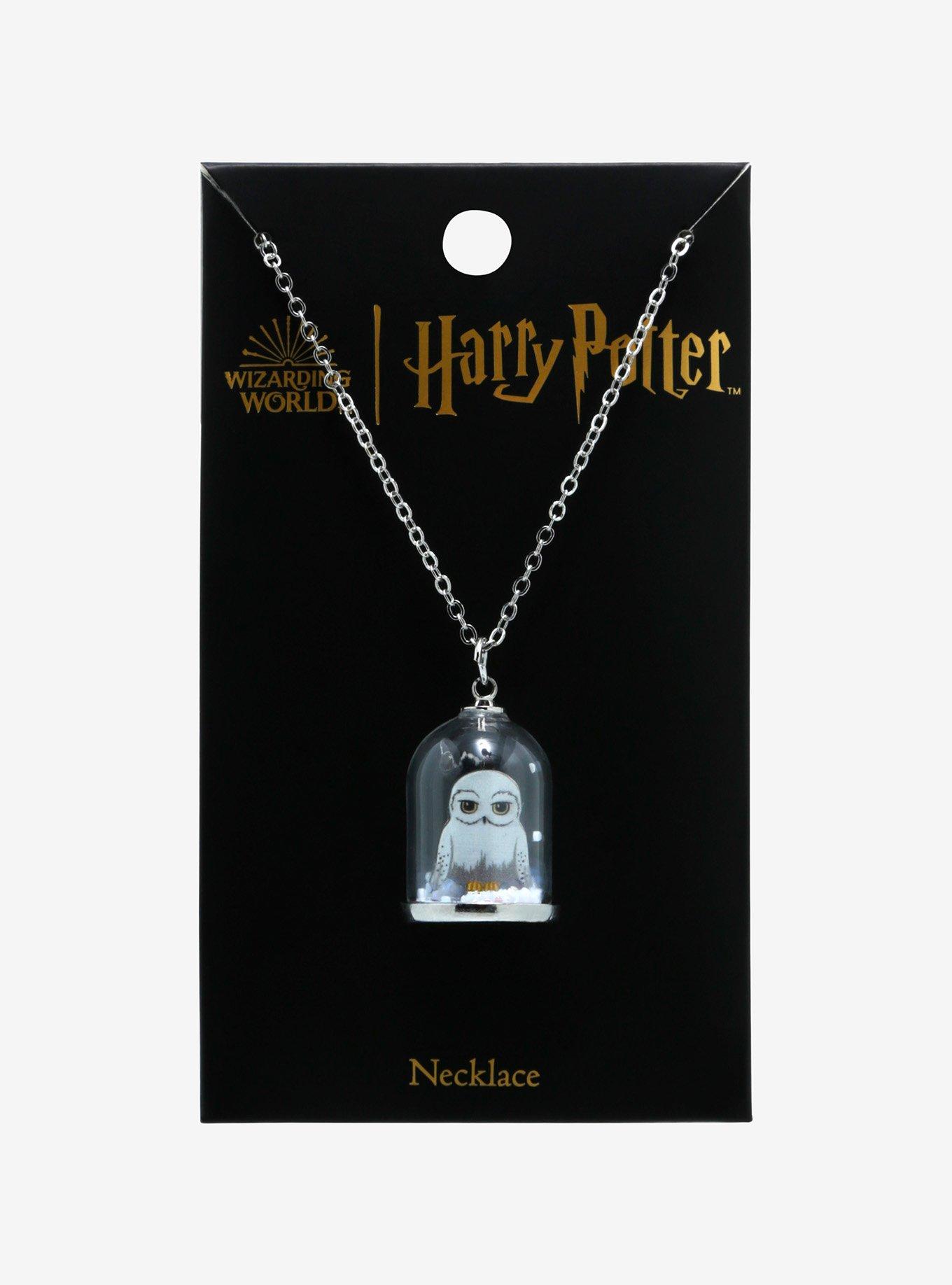 Harry Potter Hedwig Snow Dome Necklace, , hi-res