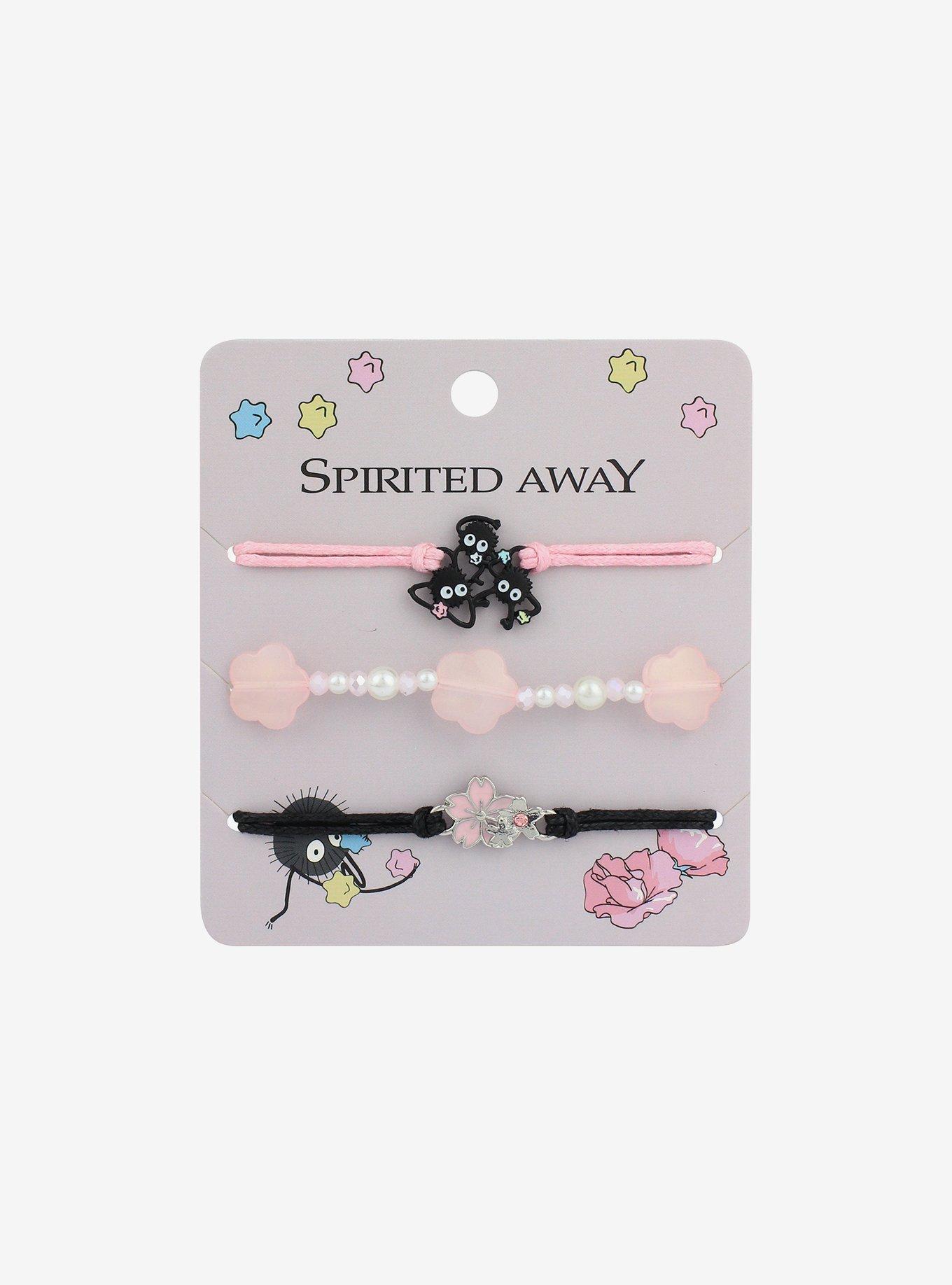 Studio Ghibli Spirited Away Soot Sprites Sakura Star Candy Bracelet Set