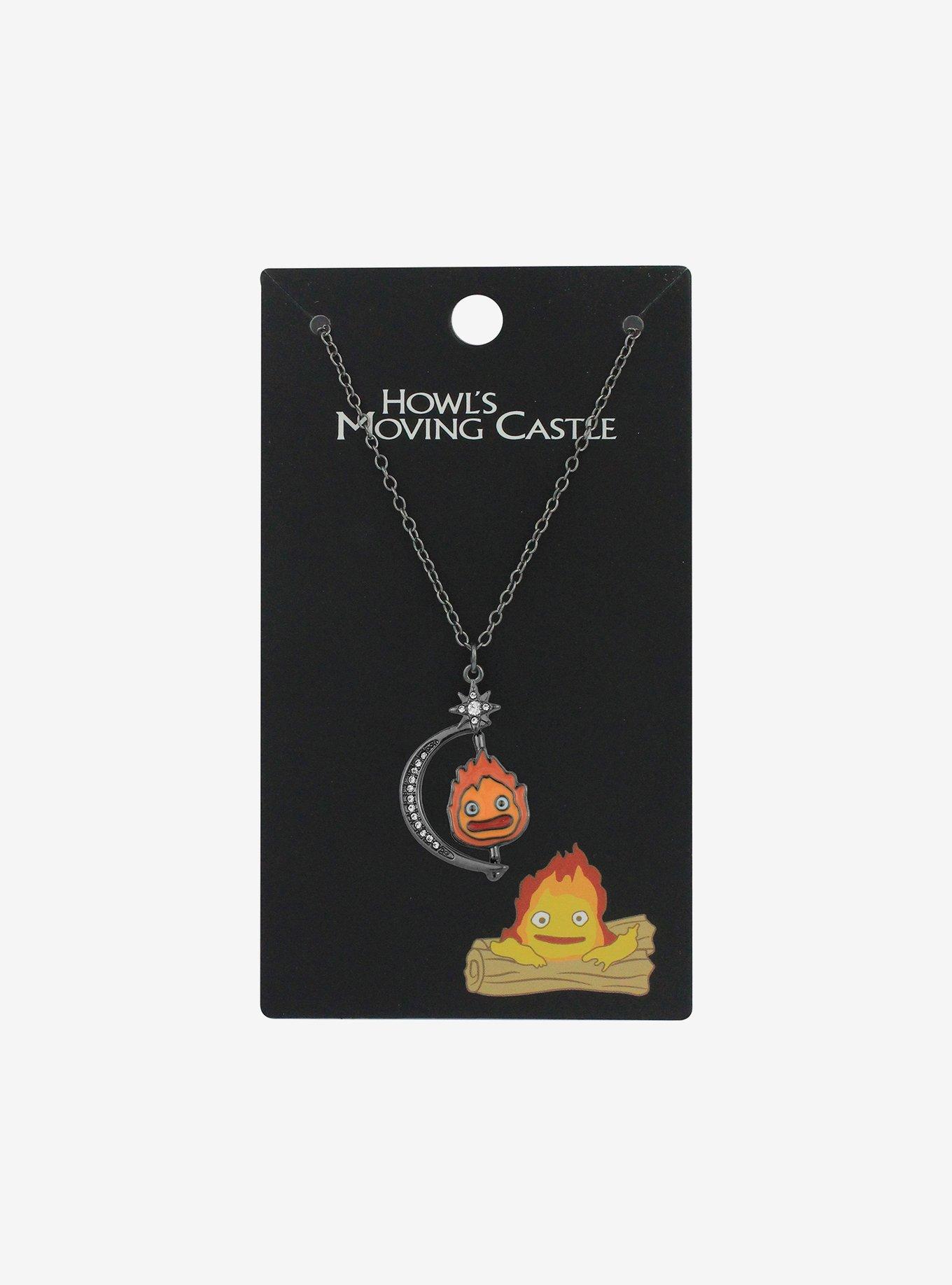 Studio Ghibli Howl's Moving Castle Calcifer Spinner Necklace, , hi-res