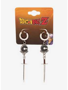 Dragon Ball Z Trunks Sword Huggie Hoops, , hi-res