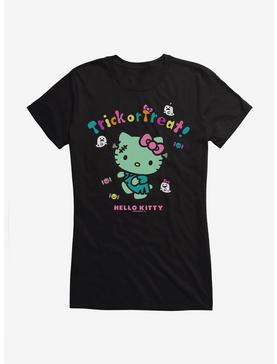 Hello Kitty Trick Or Treat Frankenstein Girls T-Shirt, , hi-res